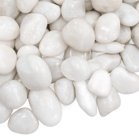 38lbs Decorative Garden Stone Outdoor Landscaping, Walkways, Yard, 2-3 inch Large Polished River Rocks for Plants Pots, Vases, Crafts