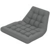 Outdoor Swing Cushion, Tufted Patio Cushion Replacement for Garden Chair Egg Chair, Indoor Outdoor Seat Cushion, Grey
