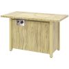 43" Propane Fire Pit Table 50,000 BTU Outdoor Gas Fire Table with Waterproof Cover