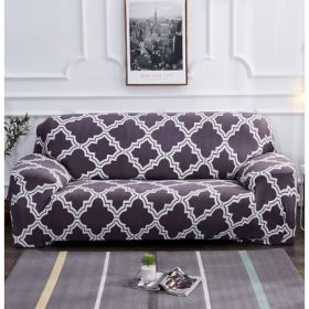Elastic Universal Sofa Cover (Option: Gray-195 230cm)