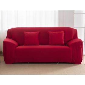 Solid Corner Sofa Covers Couch Slipcovers Elastica Material Sofa Skin Protector Cover Sofa Armchair (Option: 1-Three seat)