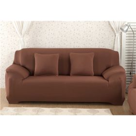 Solid Corner Sofa Covers Couch Slipcovers Elastica Material Sofa Skin Protector Cover Sofa Armchair (Option: 3-Two seat)