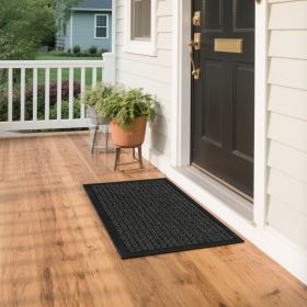 1PC Polypropylene Small Grid Composite Rubber Mat, Gray, 45x75x0.7cm, Kitchen & Home Floor Mat (Option: Grey)