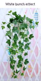 Simulation Plant Morning Glory Ratten For Wall Hanging Decoration (Option: White)