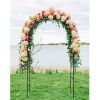 78"H x 45"W Garden Arch Trellis,Adjustable Metal Arbor Trellis for Climbing Plants or Wedding Decor