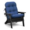 2 PCS Indoor or Outdoor Waterproof Adirondack Chair Seat and Back Cushion